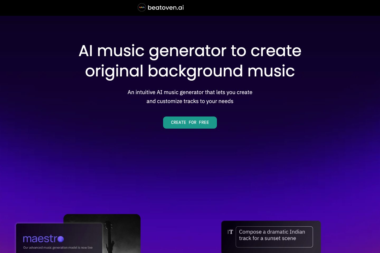 beatoven.ai poster