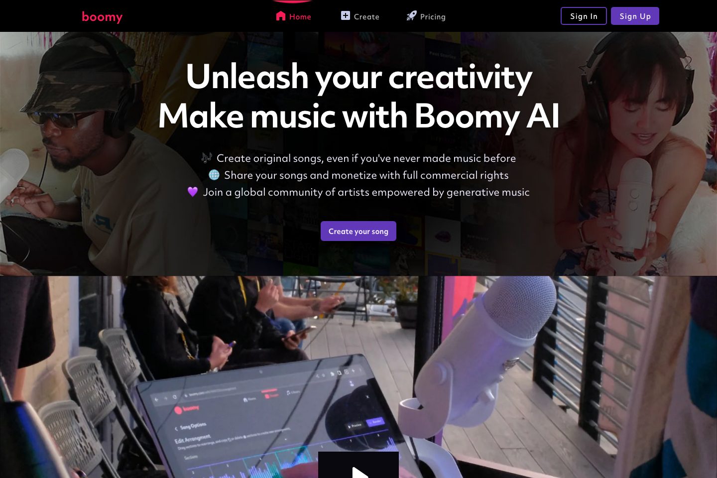 boomy.com poster