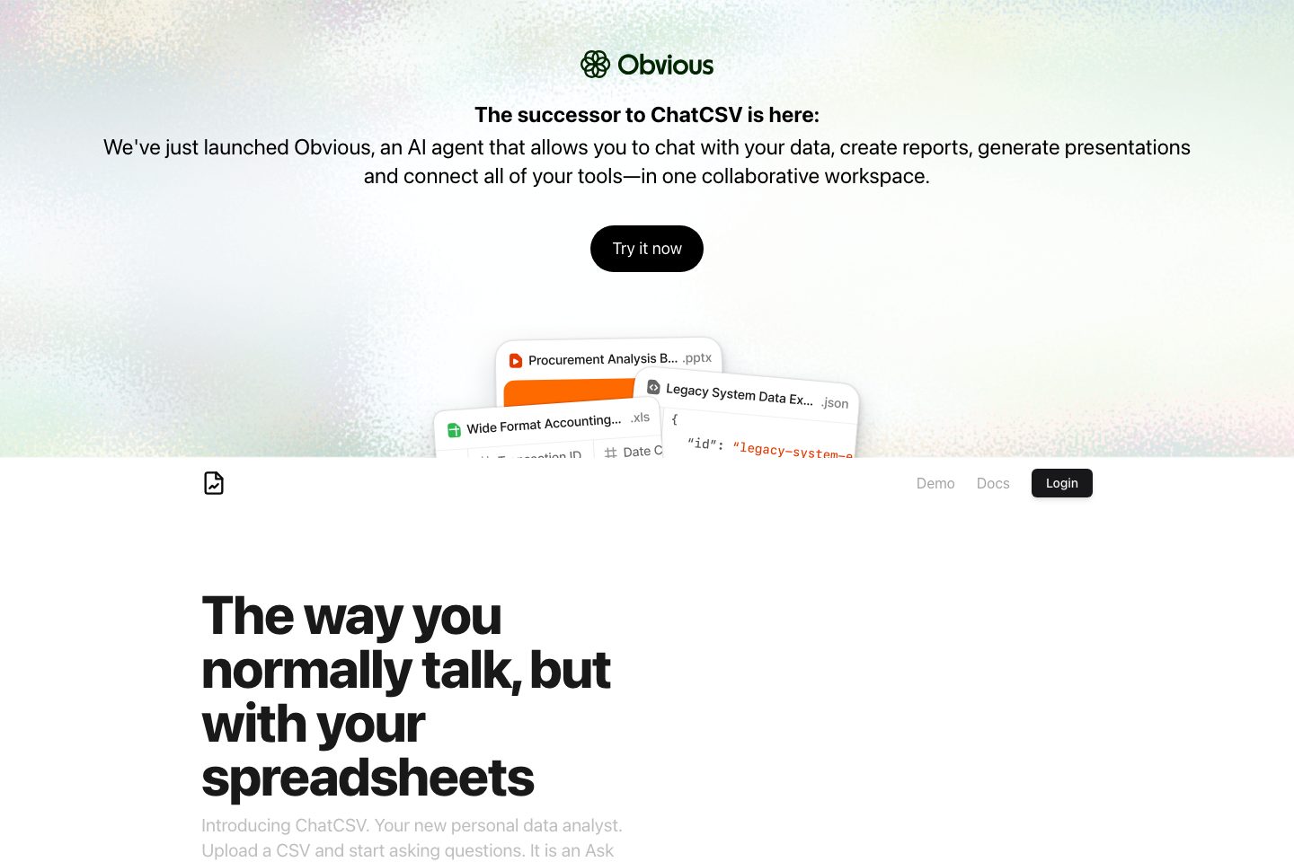 chatcsv.co poster