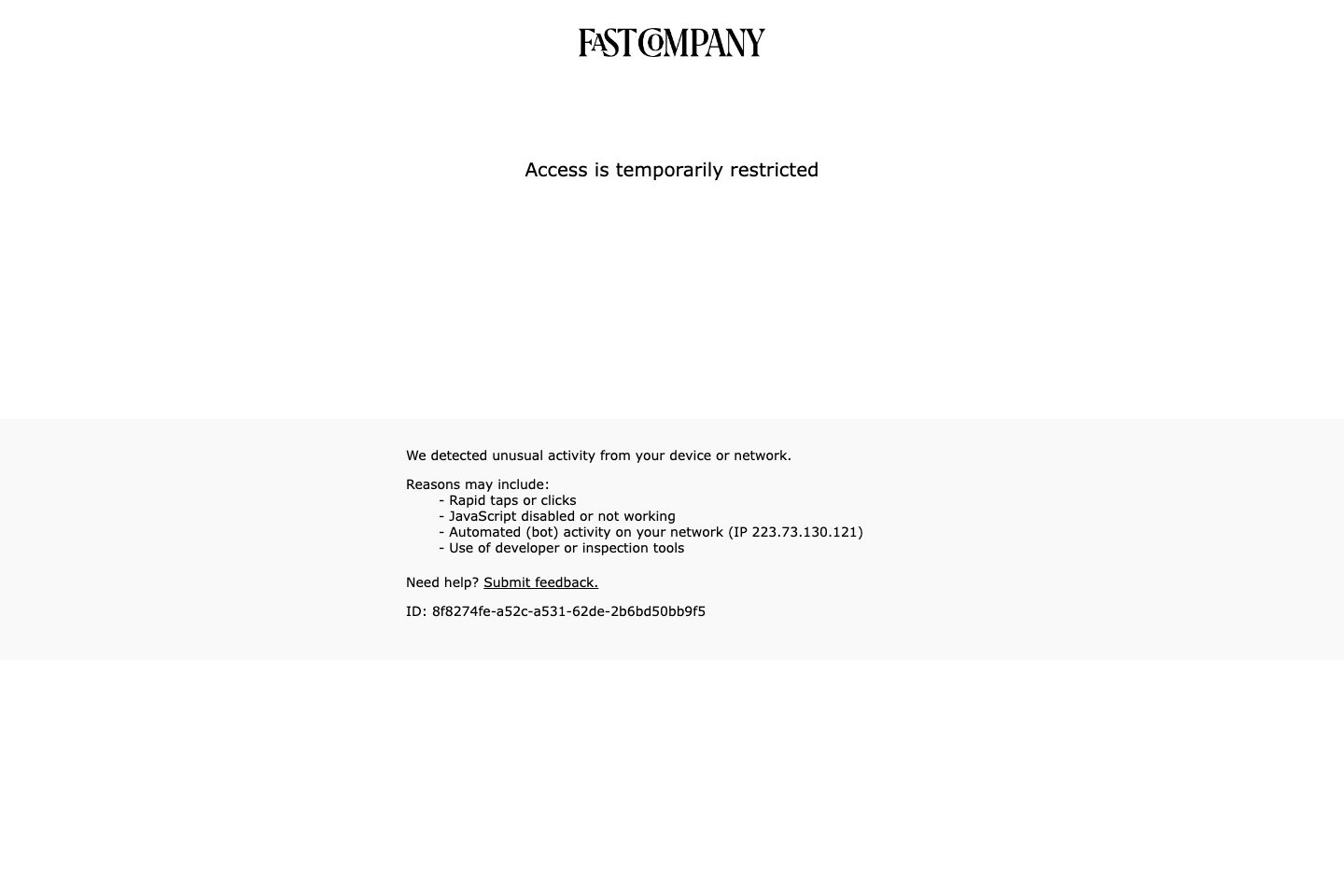 fastcompany.com poster