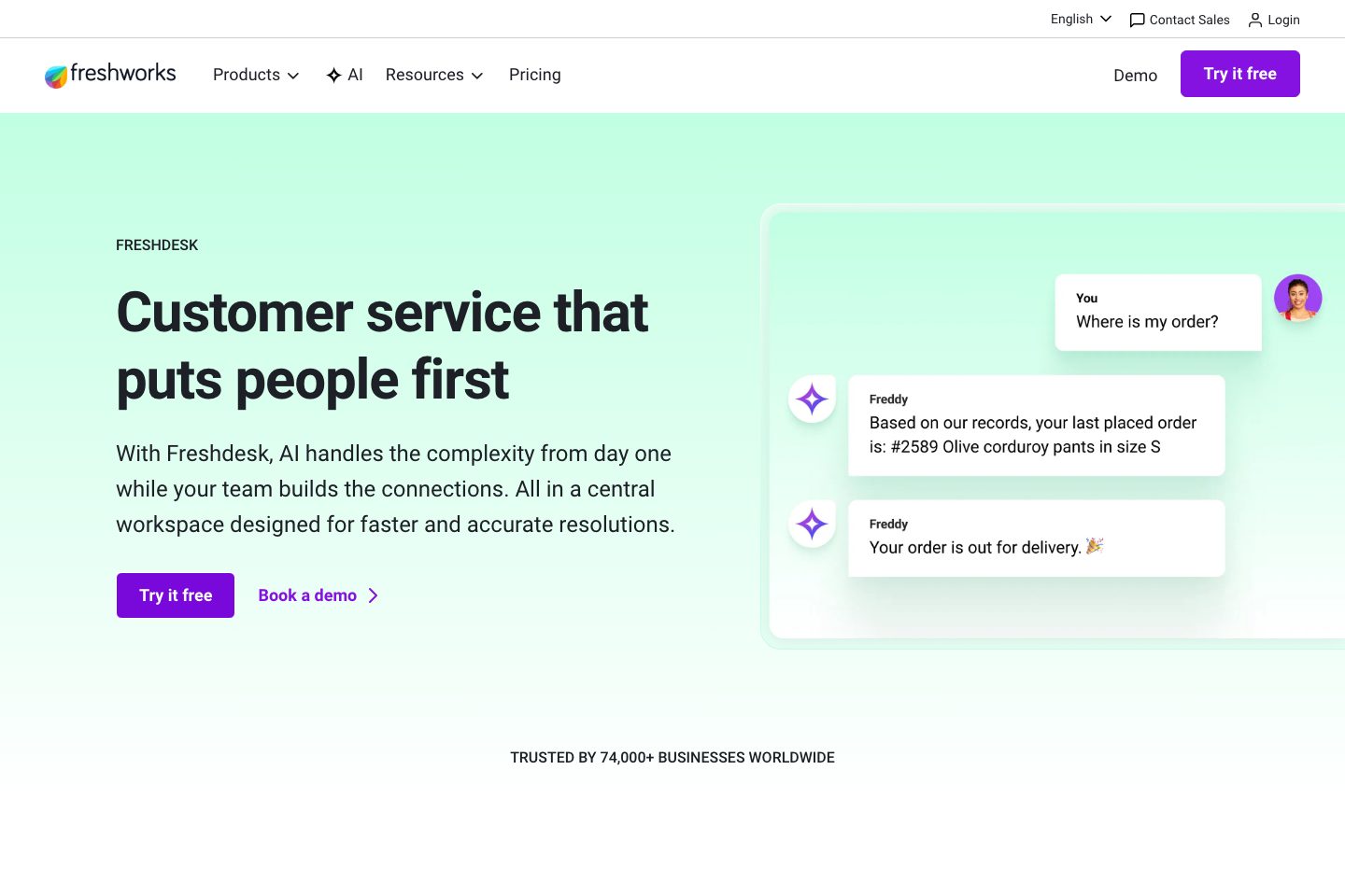 freshdesk.com poster