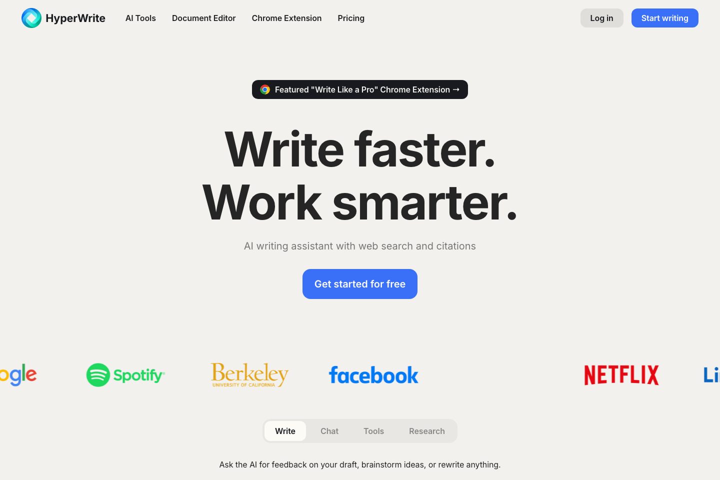 hyperwriteai.com poster