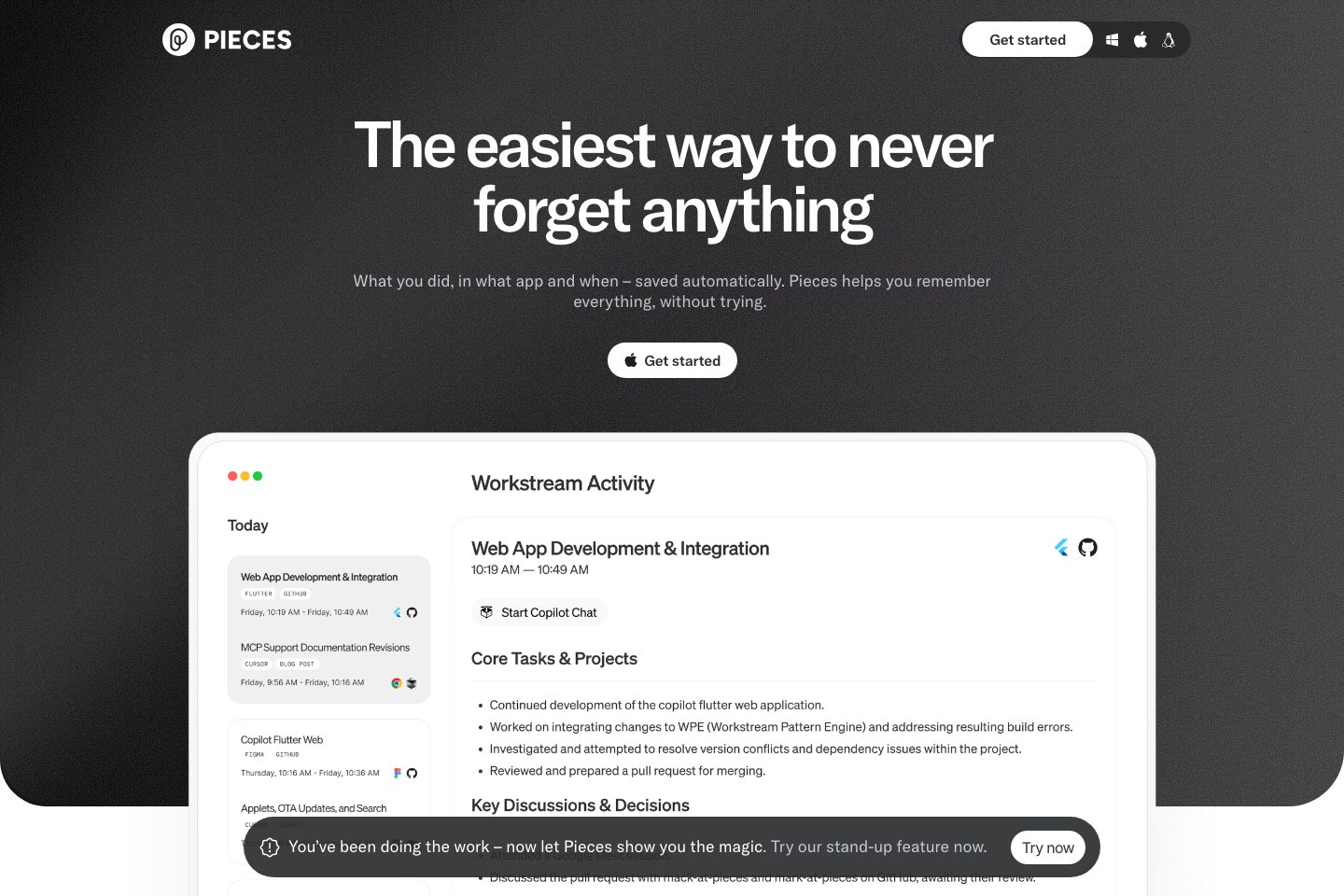 pieces.app poster