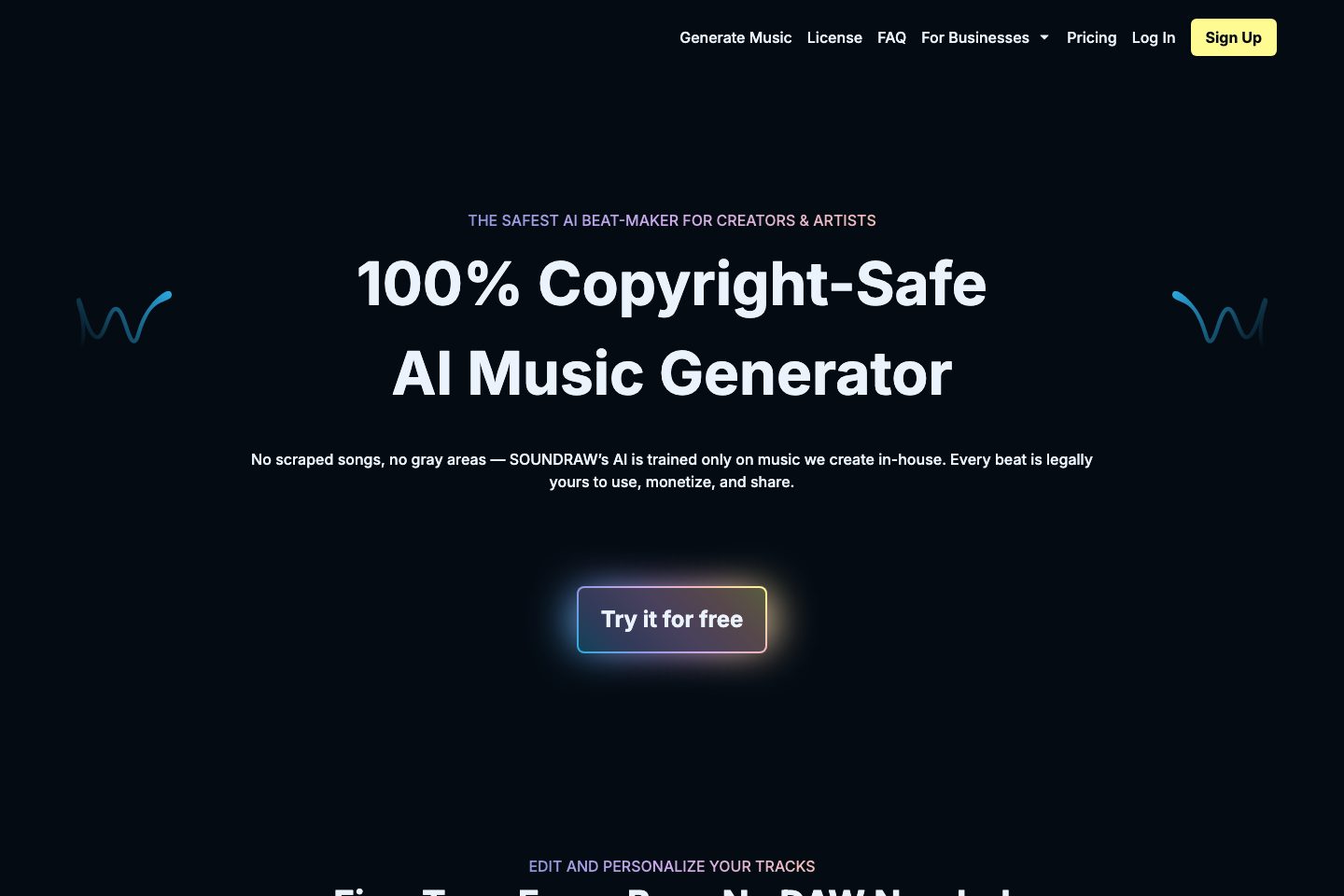 soundraw.io poster