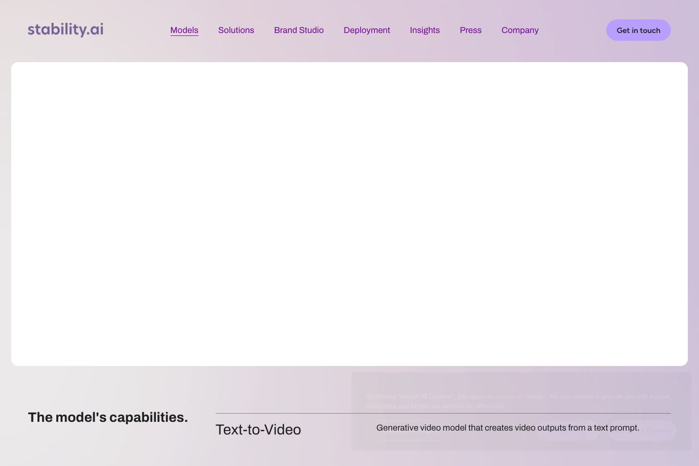 stable-video.stability.ai poster