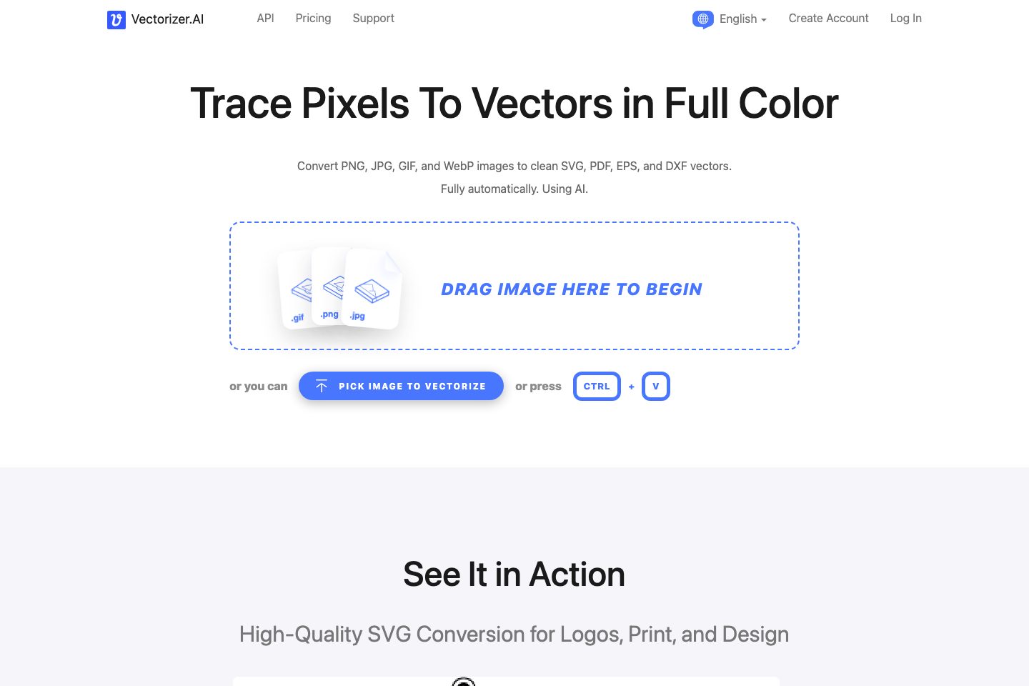 vectorizer.ai poster